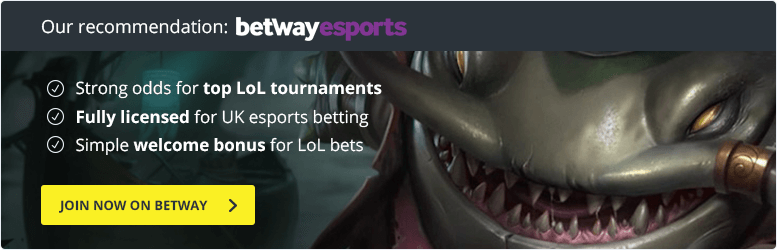 betway lol betting site